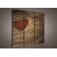 Srdce na dřevě 180 S6 - třidílný